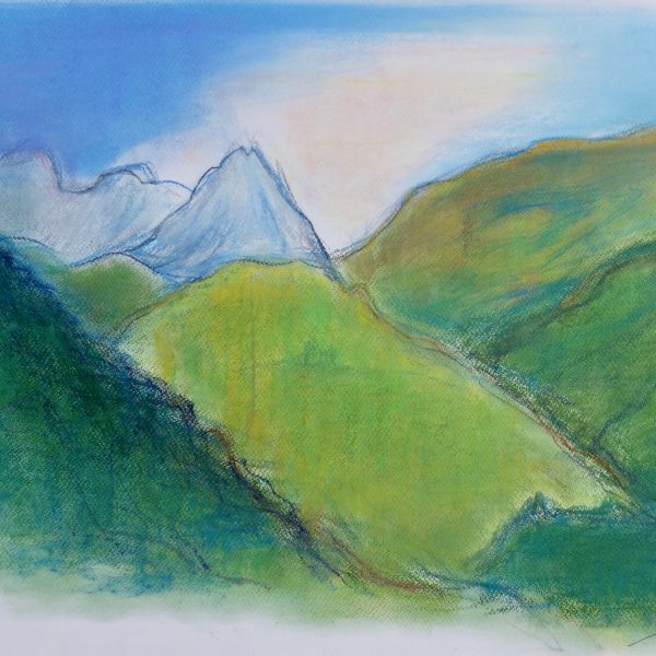 The Apuan Alps  I - Alexander Moffat OBE RSA
